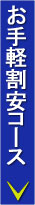 お手軽割安コースのご案内